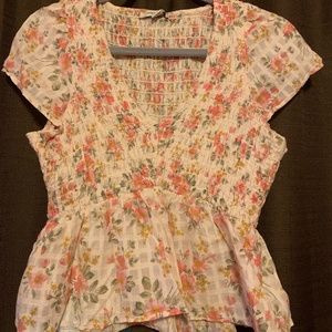 American Eagle Floral Blouse